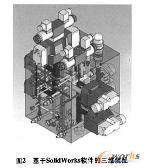 solidworks软件的液压集成块设计